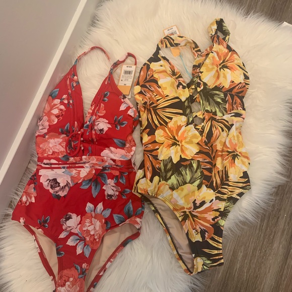 Kona Sol Other - Kona Sol One piece  floral swimsuit bundle